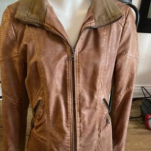 soft leather stylish Guess jacket
